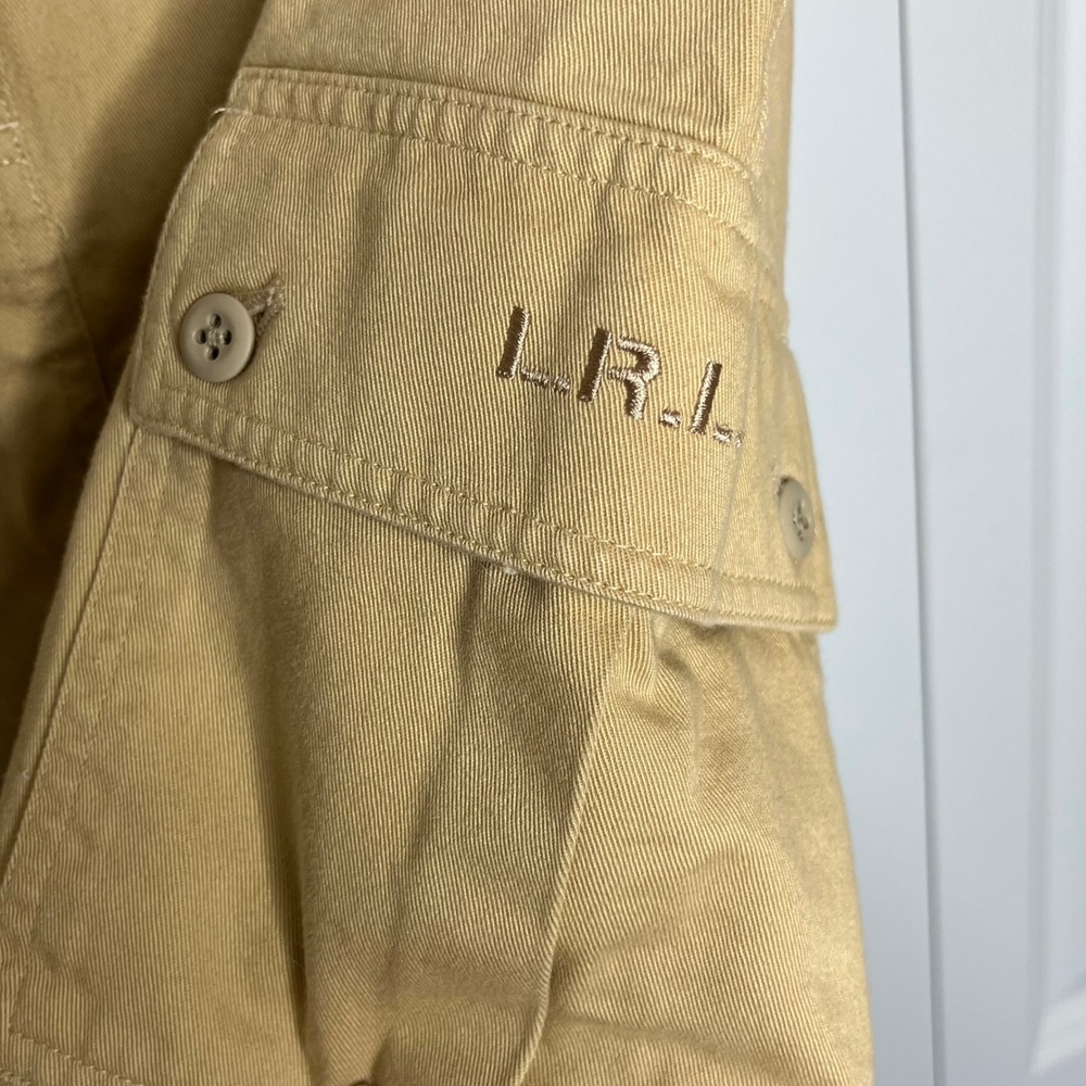 Lauren Ralph Lauren Cargo Mini Skirt Khaki Utility Casual Size 4 - Picture 4 of 7